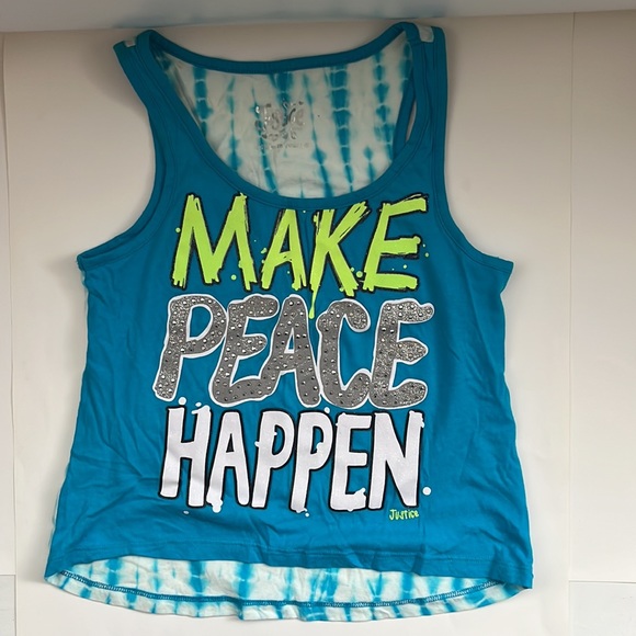 3/$20 😀 2  Justice Tank Tops - size 8 - Picture 3 of 7